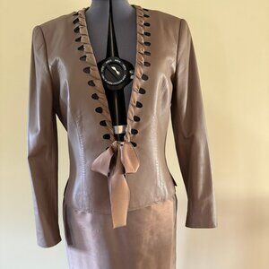 Carlisle size 0 leather jacket